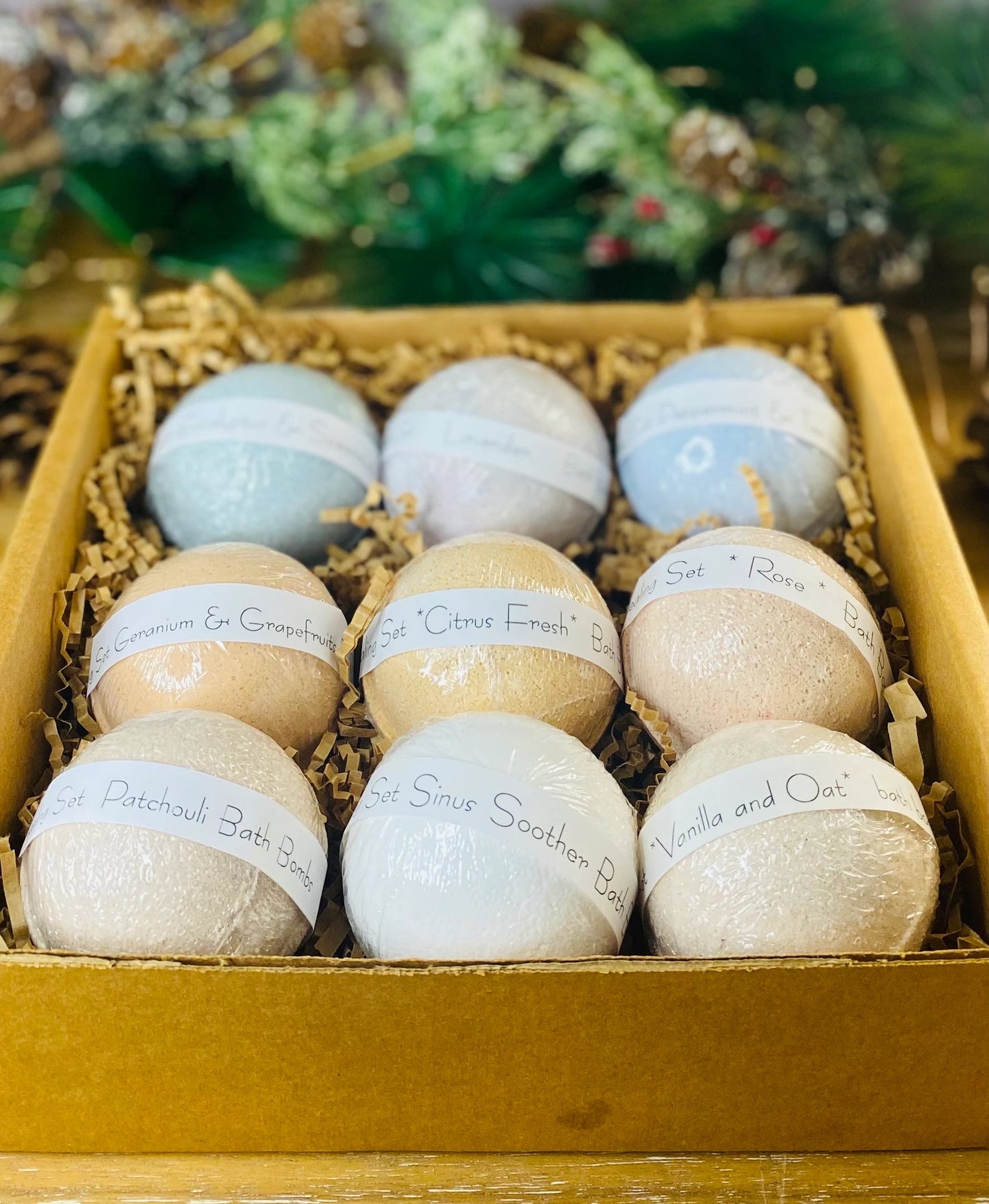 Organic Rose Spa Gift Set: Soy Candle, Bath Soak and Soap