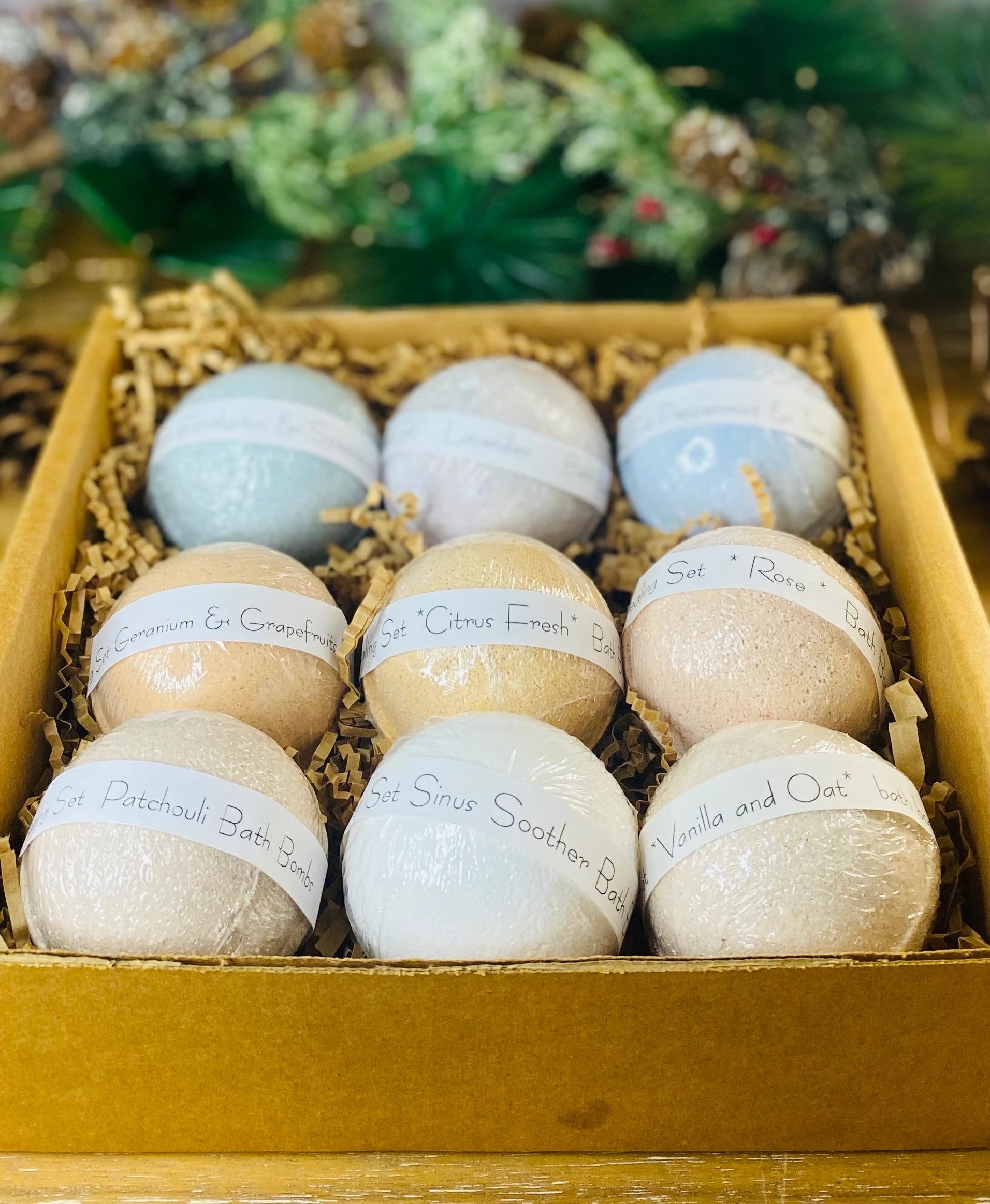 Organic Rose Spa Gift Set: Soy Candle, Bath Soak and Soap