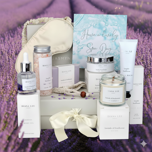 Complete Eco Spa Gift Set | 6-Piece Vegan Lavender Wellness Kit | Cruelty-Free Relaxation Self-Care Bundle