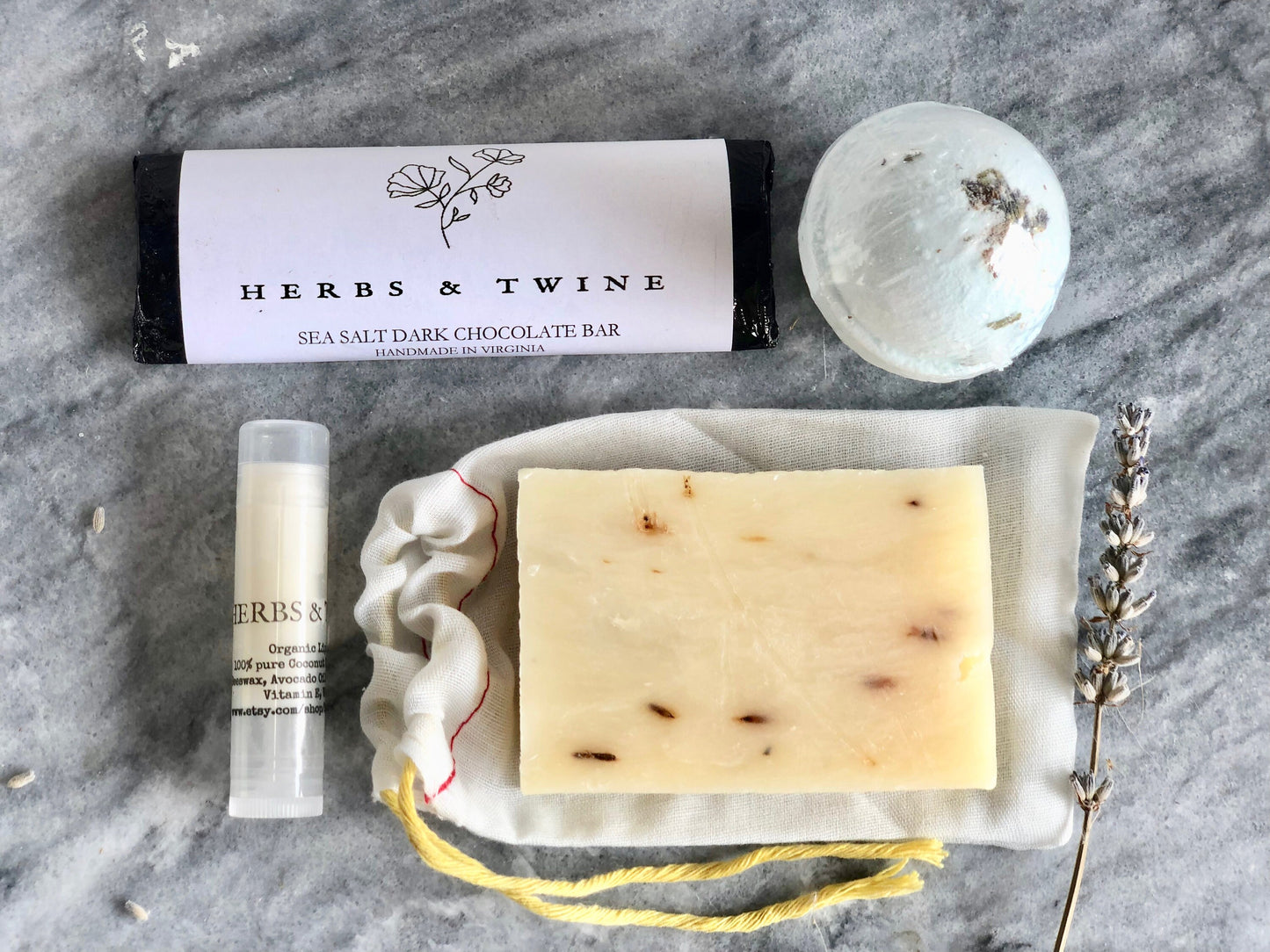 Lavender Gift Set | Relaxation Spa Gift Basket | Gifts for Her | Soap Gift Set | Aromatherapy Gift Basket | Organic Spa Gift Set| Lavender