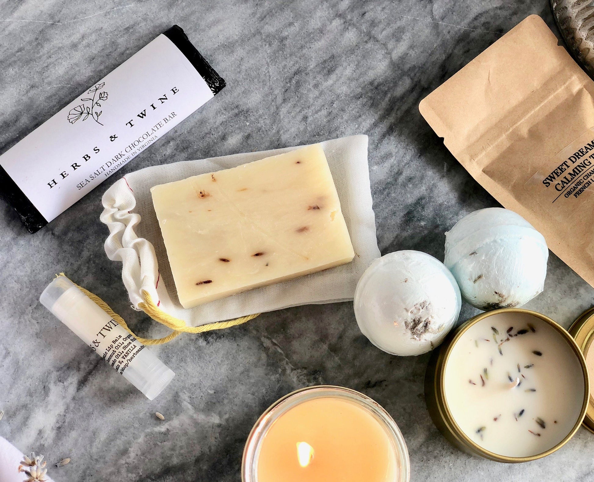 Lavender Gift Set | Relaxation Spa Gift Basket | Gifts for Her | Soap Gift Set | Aromatherapy Gift Basket | Organic Spa Gift Set| Lavender